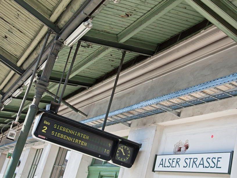 Die Sanierungen bei der Station Alser Straße gehen weiter.