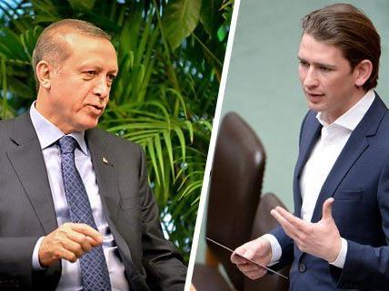 Recep Tayyip Erdogan äußerte Kritik am Islamgesetz - Kurz hält dagegen