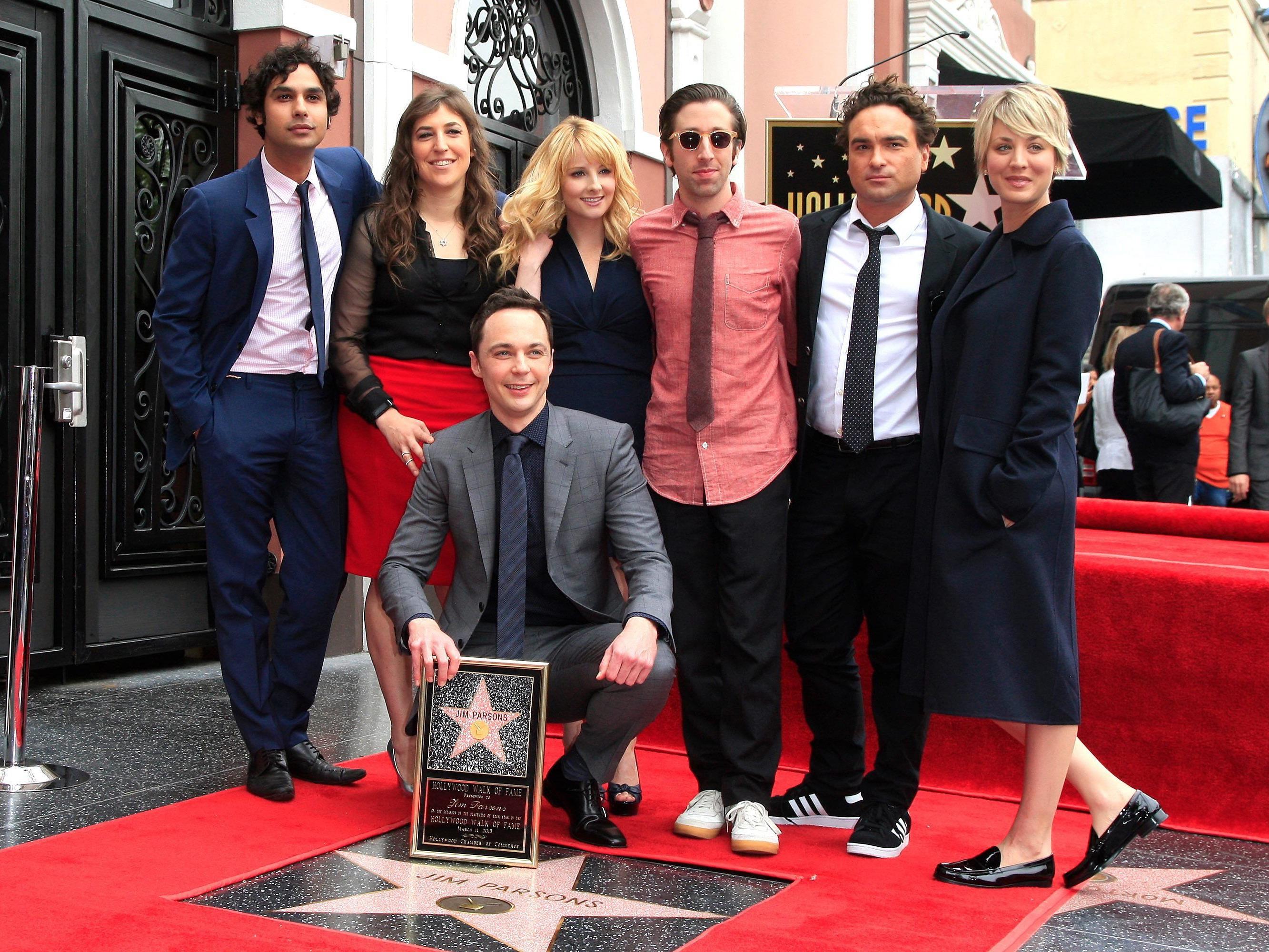 Auch die "Big Bang Theory"-Kollegen waren bei der Verleihung dabei.