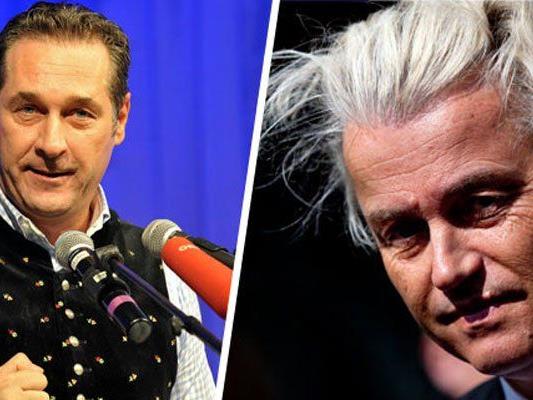 Strache trifft erneut auf Wilders zum Austausch über "Islamisierung".