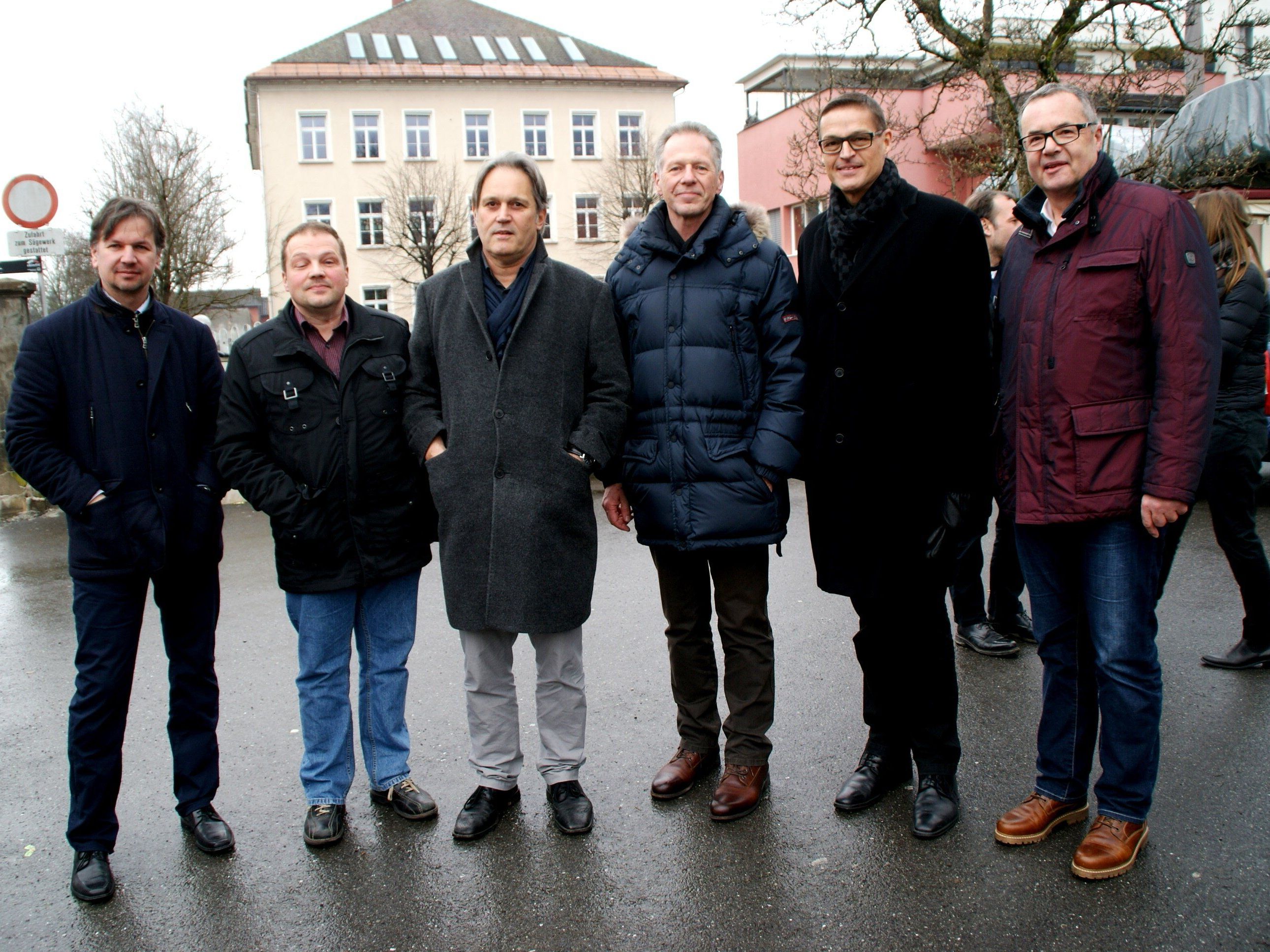v.li. Markus Schadenbauer-Lacha, Günter Mathis, Thomas Kopf, Richard Amann, Christian Bernhard, Günter Linder v.li. Markus Schadenbauer-Lacha, Günter Mathis, Thomas Kopf, Richard Amann, Christian Bernhard, Günter Linder