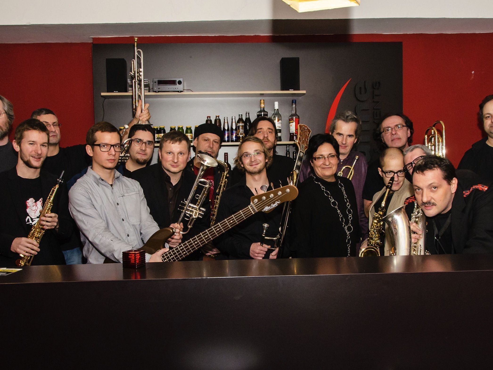 The UPPER AUSTRIAN JAZZ ORCHESTRA & Gunkl, Remise Bludenz. The UPPER AUSTRIAN JAZZ ORCHESTRA & Gunkl, Remise Bludenz.