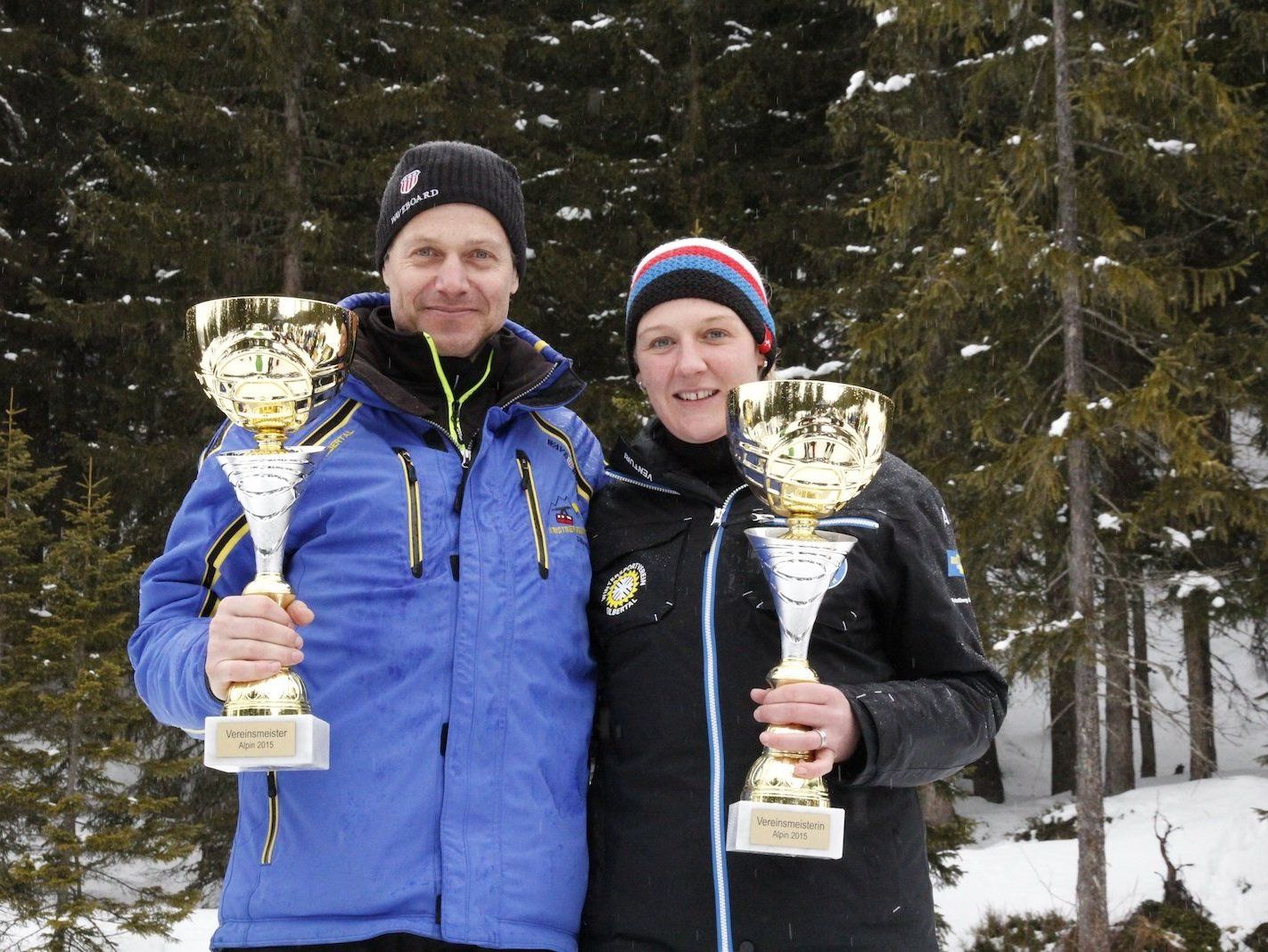 Die Vereinsmeister 2015: Günther Loretz und Anja Schober Die Vereinsmeister 2015: Günther Loretz und Anja Schober