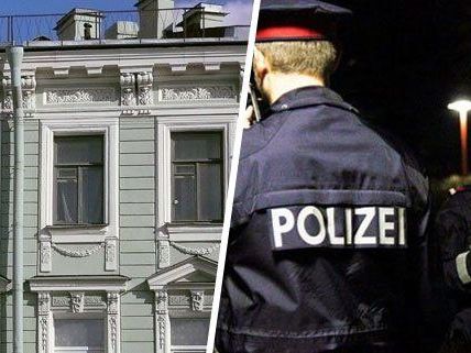 Polizisten mit Wäscheständer attackiert Polizisten mit Wäscheständer attackiert