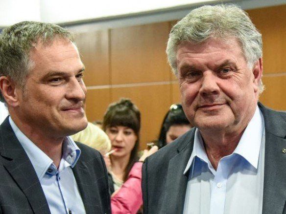 Mario Leiter und Mandi Katzenmayer: Ein Duell auf Augenhöhe. Mario Leiter und Mandi Katzenmayer: Ein Duell auf Augenhöhe.