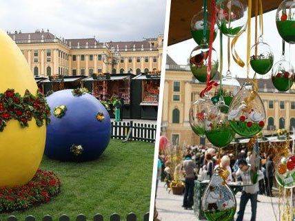 Am 21. März eröffnet der 13. Wiener Ostermarkt vor dem Schloss Schönbrunn.