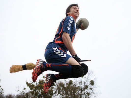 Der vormals fiktive Sport Quidditch wird nun auch in Wien gespielt Der vormals fiktive Sport Quidditch wird nun auch in Wien gespielt