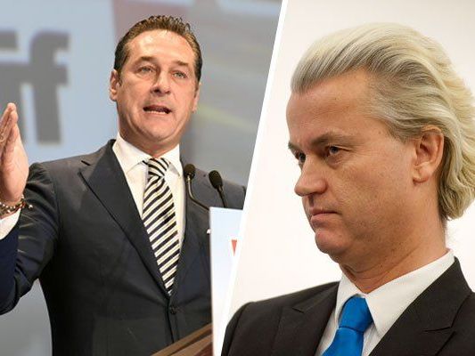 H.C. Strache verteidigt die Einladung von Geert Wilders H.C. Strache verteidigt die Einladung von Geert Wilders
