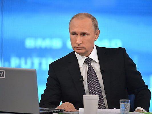 Russlands Präsident Putin in seiner TV-Fragestunde