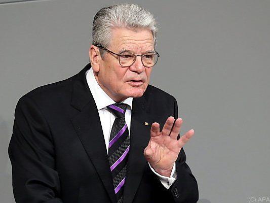 Gauck sprach klare Worte