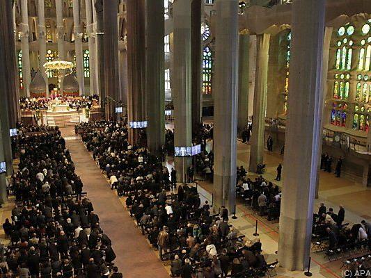 Offizielle Trauerfeier in der Sagrada Familia
