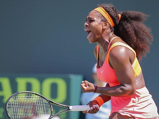 Serena Williams in gewohnter Pose