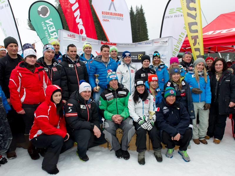 Viele ÖSV-Skistars und Promis geben sich in Damüls für Björn Sieber die große Ehre.