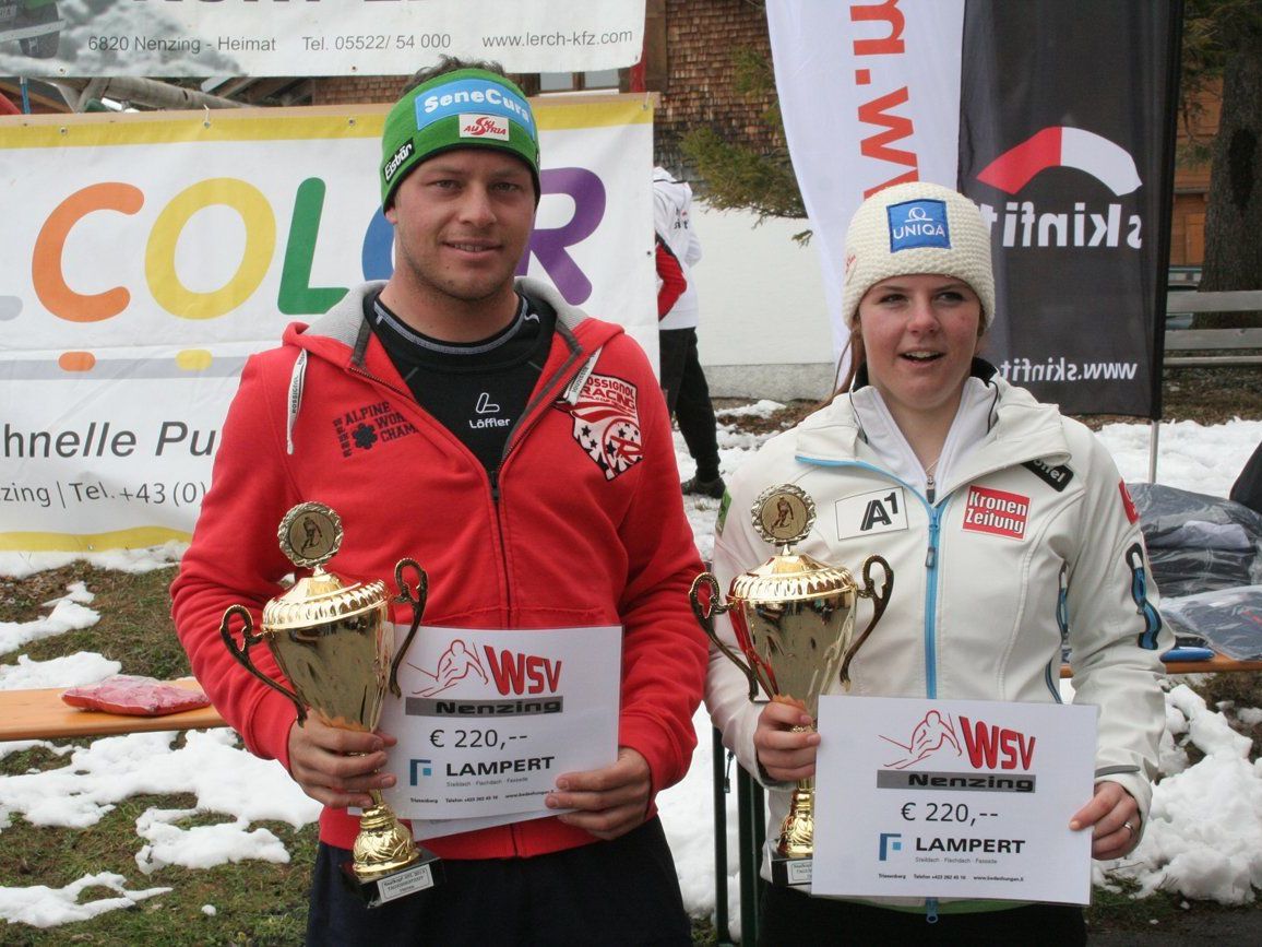 Titelverteidiger: Kerstin Nicolussi und Bernhard Graf. Titelverteidiger: Kerstin Nicolussi und Bernhard Graf.
