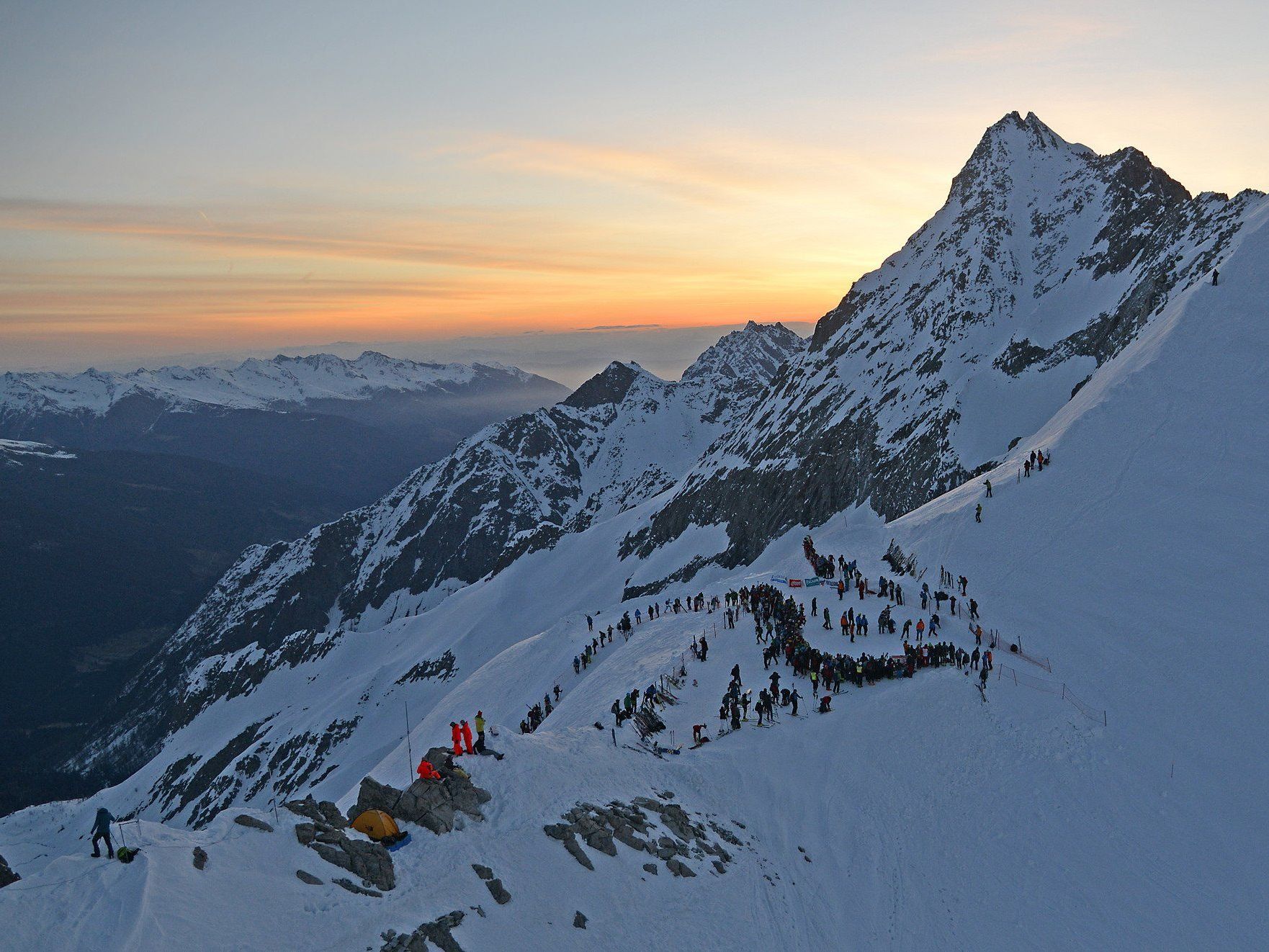 Fünf Vorarlberger waren beim schweren Skibergsteiger Event mit dabei. Fünf Vorarlberger waren beim schweren Skibergsteiger Event mit dabei.