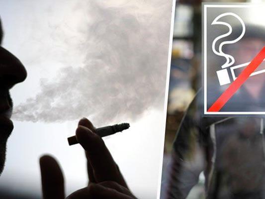 Generelles Rauchverbot - Wirte demonstrieren vor dem Parlament