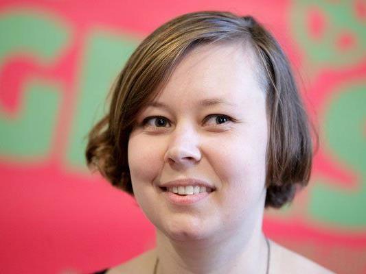 Die Grünen und Alternative StudentInnen (GRAS) Spitzenkandidatin Meryl Haas.