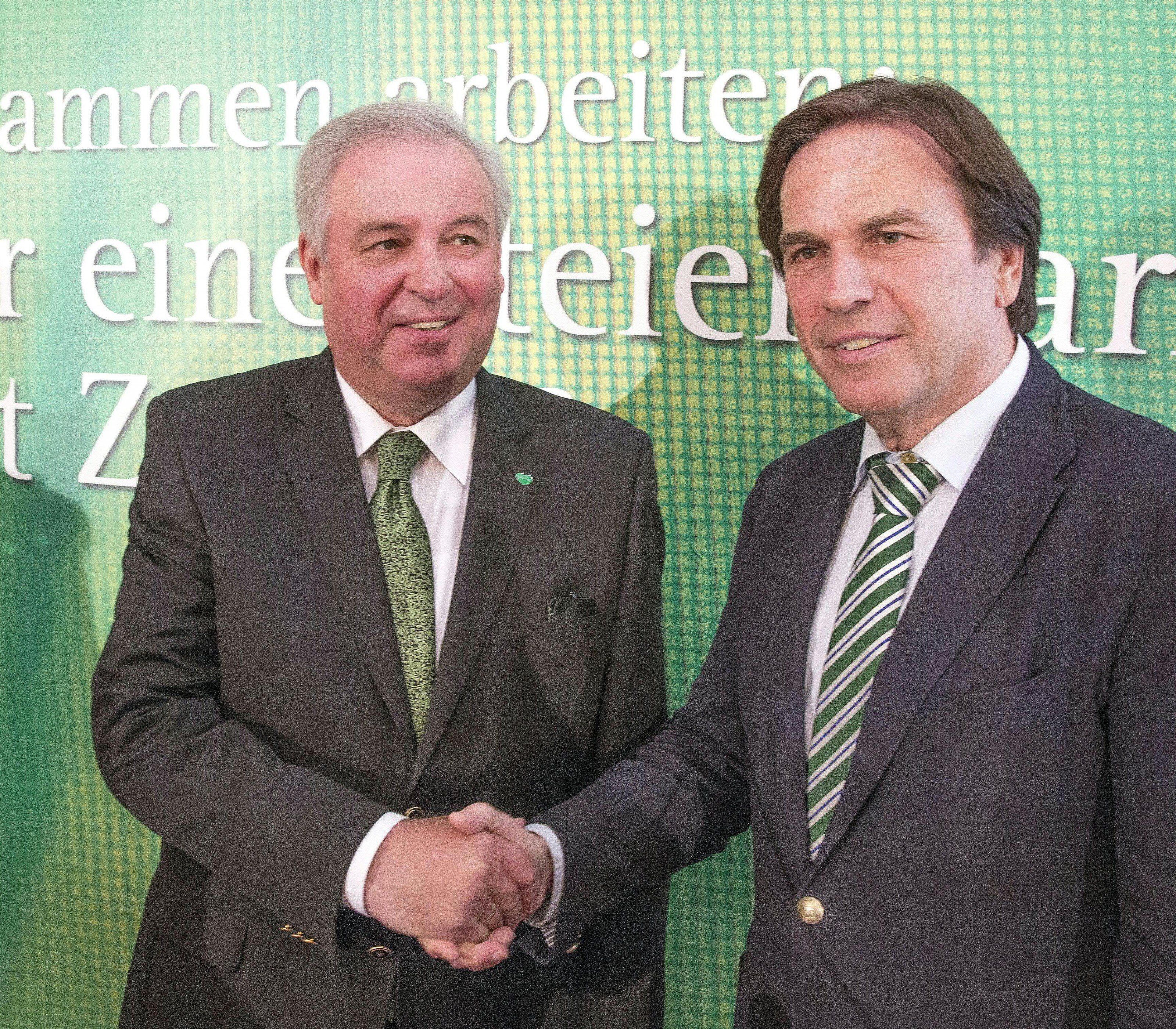 Hermann Schützenhöfer (ÖVP), und der Landeshauptmann Franz Voves (SPÖ) treten zur Landtagswahl in der Steiermark an. Hermann Schützenhöfer (ÖVP), und der Landeshauptmann Franz Voves (SPÖ) treten zur Landtagswahl in der Steiermark an.