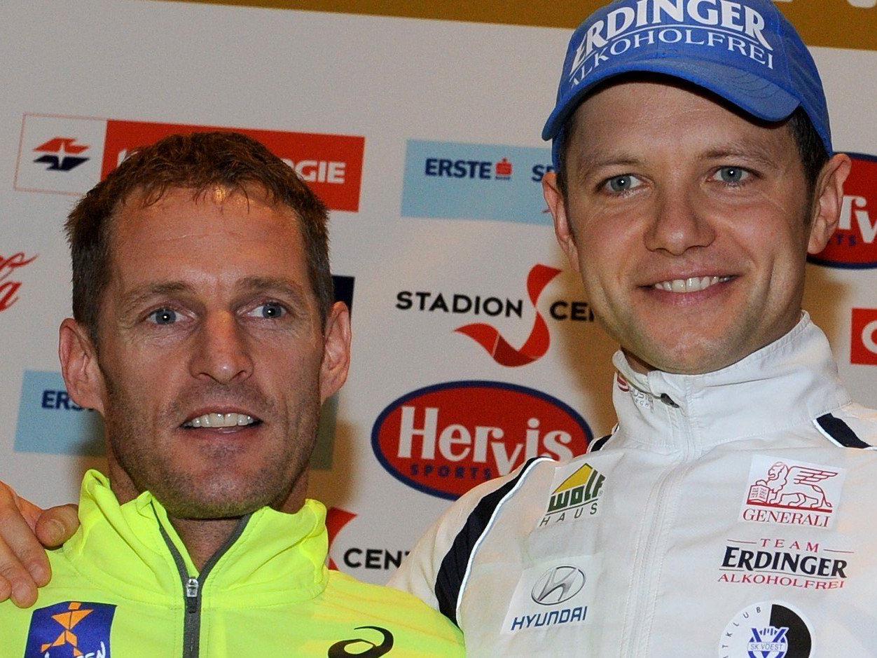 Top-Elite: Roman Weger und Christian Pflügl treten beim Vienna City Marathon 2015 an.