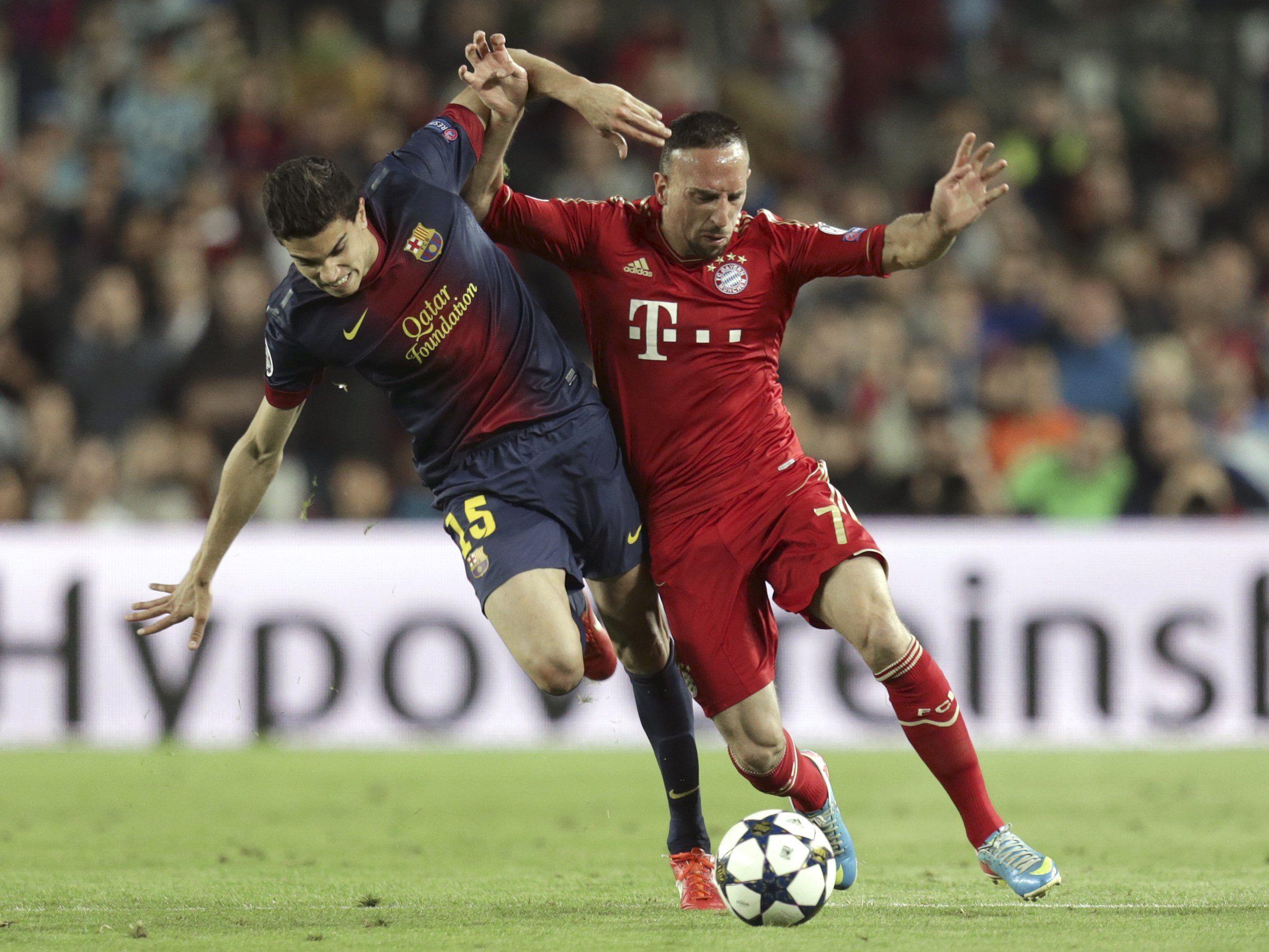 Bereits 2013 gab es das Halbfinale Bayern-Barcelona. Mit dem besseren Ende für die Münchner.