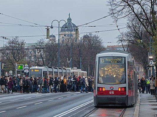 Am Wiener Ring fahren ab Ostermontag wieder regulär die Straßenbahnen