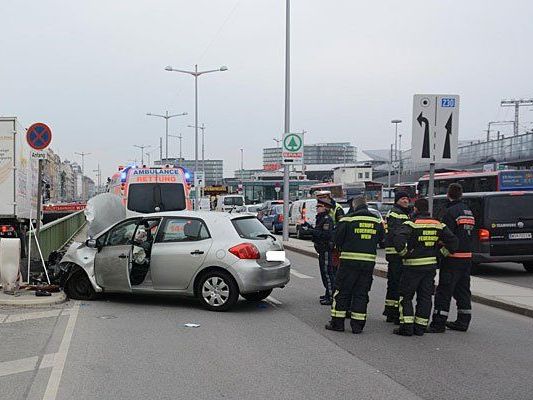 In diesem Wagen verunglückte der Wiener am Gürtel In diesem Wagen verunglückte der Wiener am Gürtel