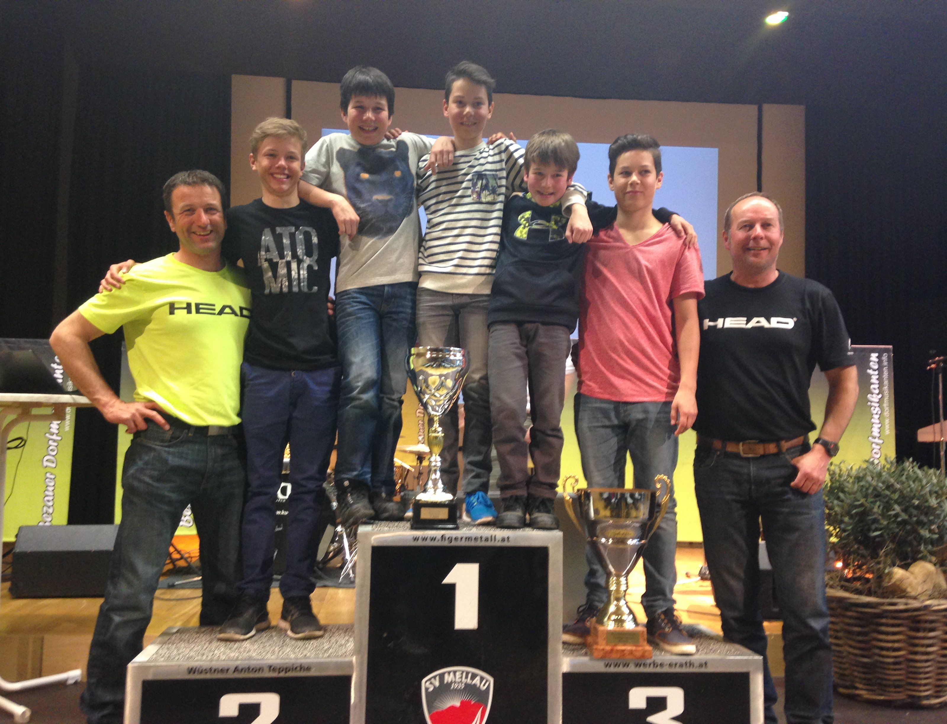 Der SV Mellau stellte Siegerteam beim Frühjahrslauf. Der SV Mellau stellte Siegerteam beim Frühjahrslauf.