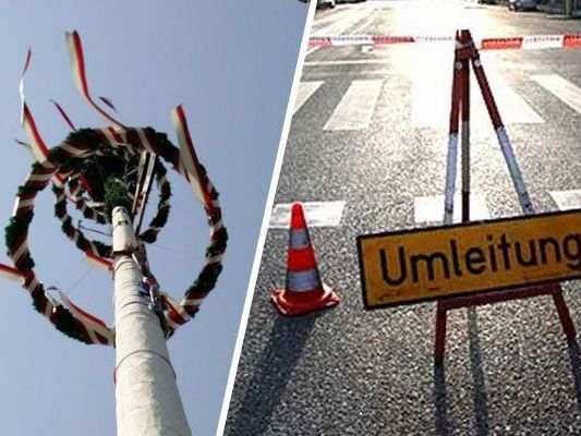 rund um den 1. Mai stehen Verkehrsbehinderungen bevor rund um den 1. Mai stehen Verkehrsbehinderungen bevor