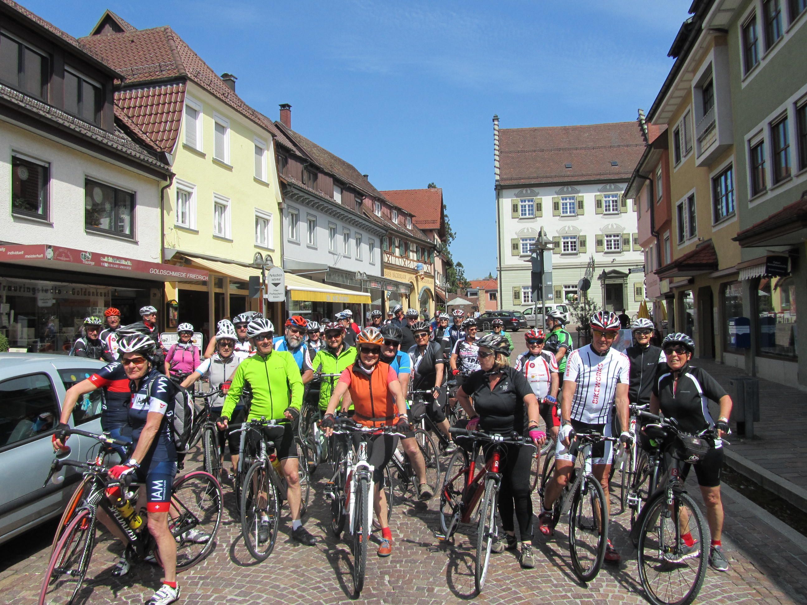 Radteam per pedales in Tettnang.