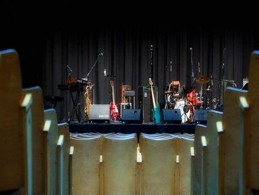 Im Stadtsaal gab es am 16. April ein ESC-Warm-Up. Im Stadtsaal gab es am 16. April ein ESC-Warm-Up.