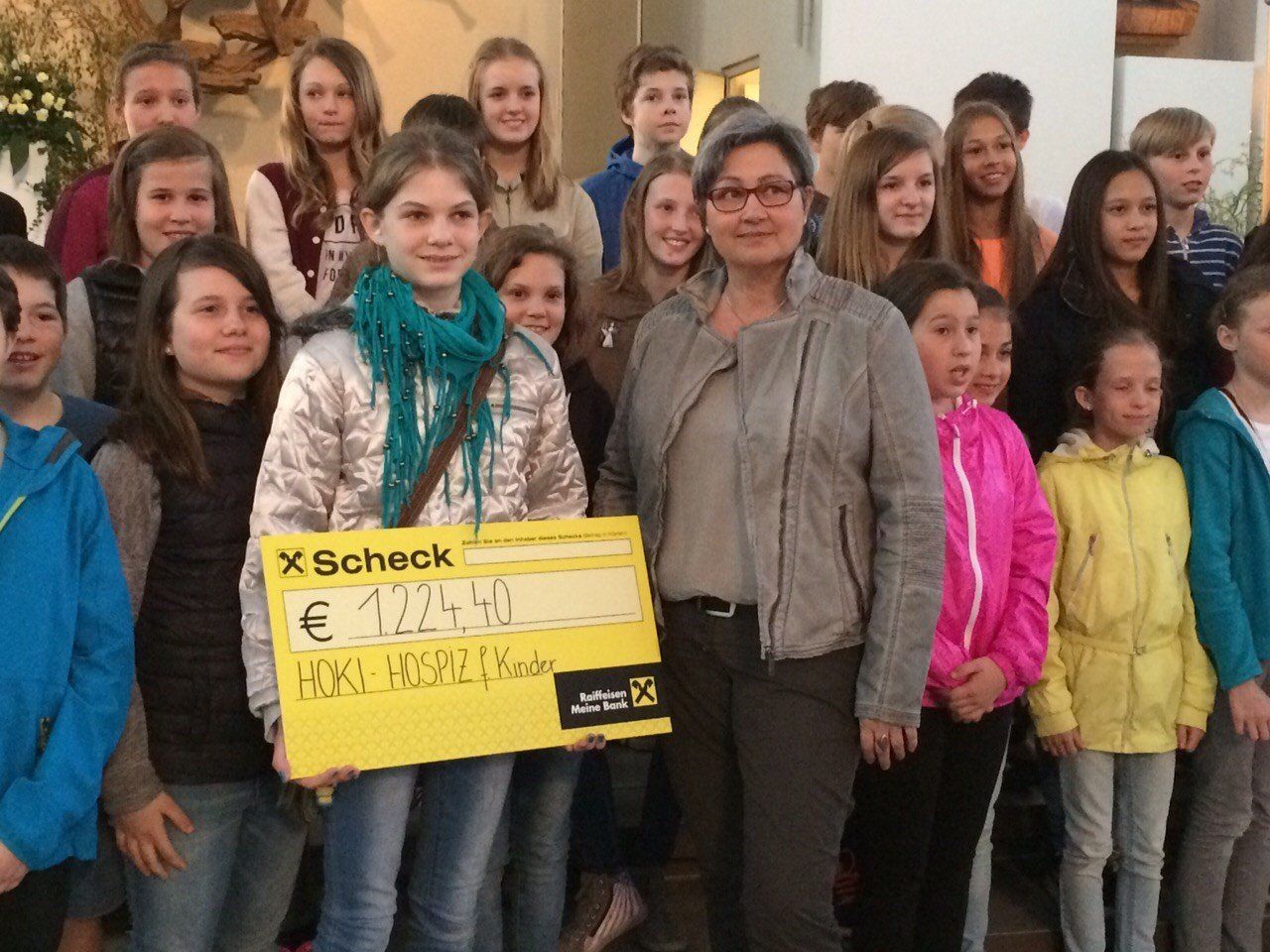 Scheckübergabe an Hospiz für Kinder Scheckübergabe an Hospiz für Kinder