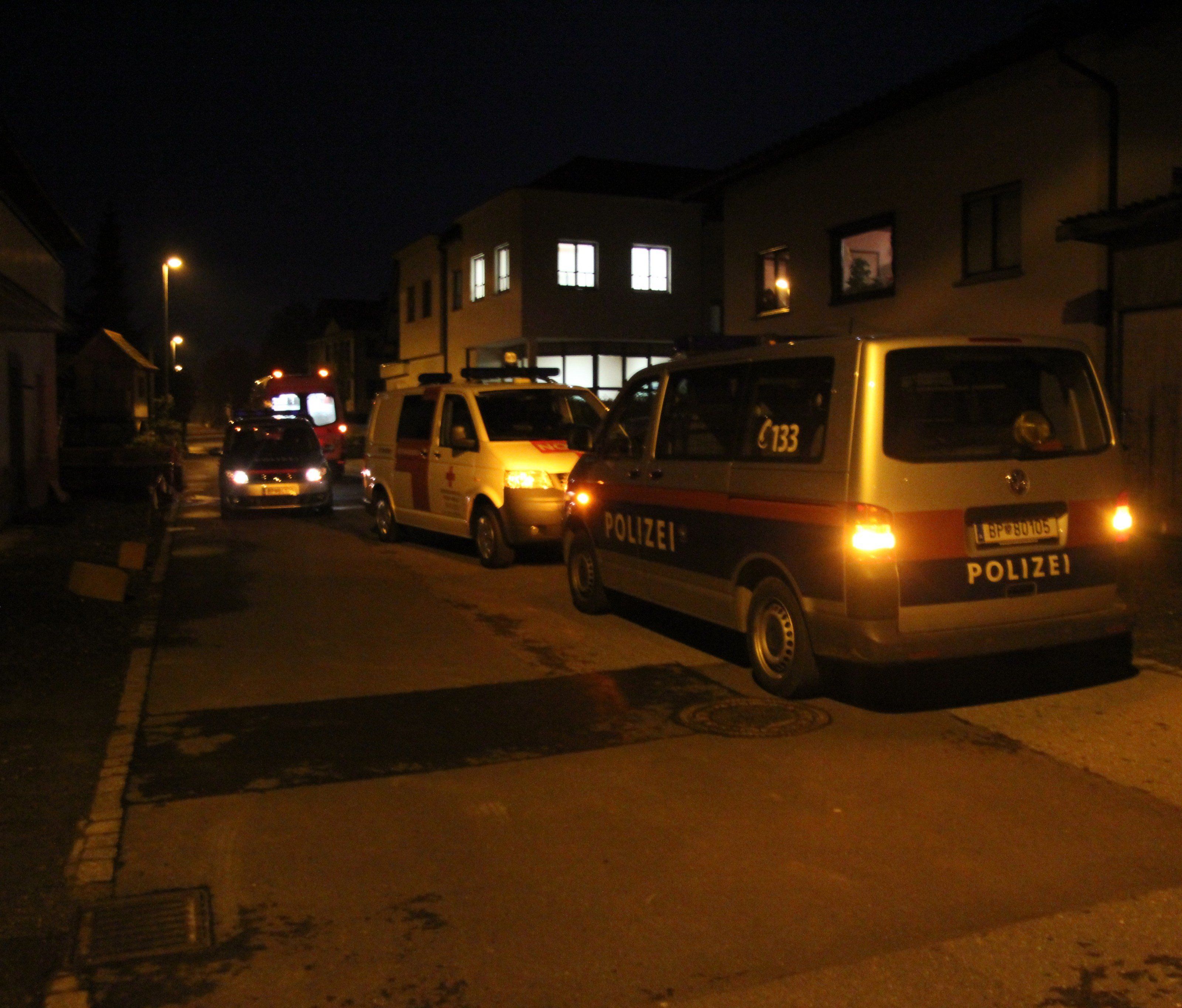 Ein GRoßaufgebot der Polizei rückte an um nach den vermeintlichen Tätern zu suchen. Ein GRoßaufgebot der Polizei rückte an um nach den vermeintlichen Tätern zu suchen.