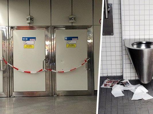 Viele waren gesperrt, einige der U-Bahn-WCs in einem nicht idealen Zustand