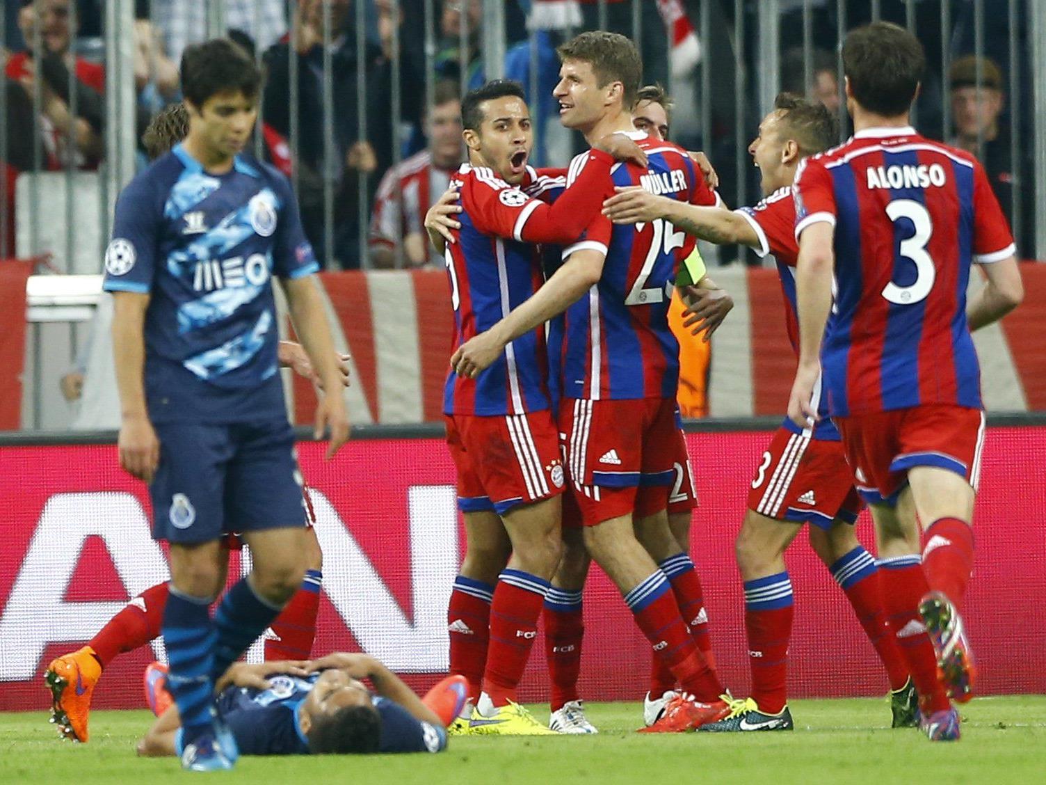 Bayern deklassierte den FC Porto im Viertelfinal-Rückspiel.