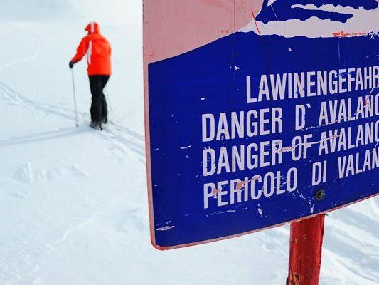 In den niederösterreichischen Alpen ist die Lawinengefahr groß.