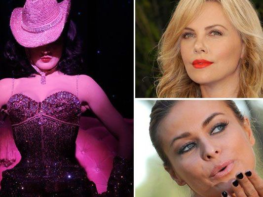 Charlize Theron, Kelly Osbourne und Mary J. Blige vergolden Life Ball