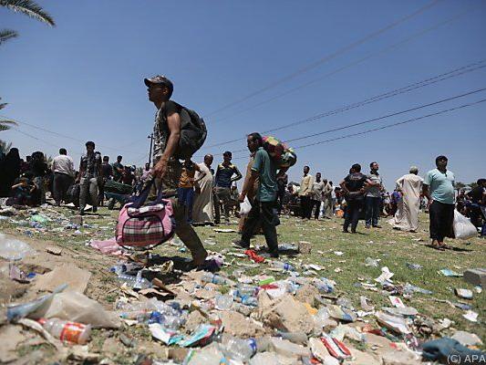 Flüchtlingsstrom vor allem in Richtung Bagdad