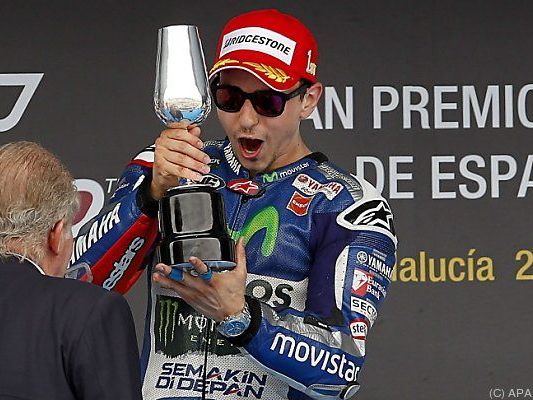 Spanier fixierte seinen 55. Sieg in der Motorrad-WM Spanier fixierte seinen 55. Sieg in der Motorrad-WM