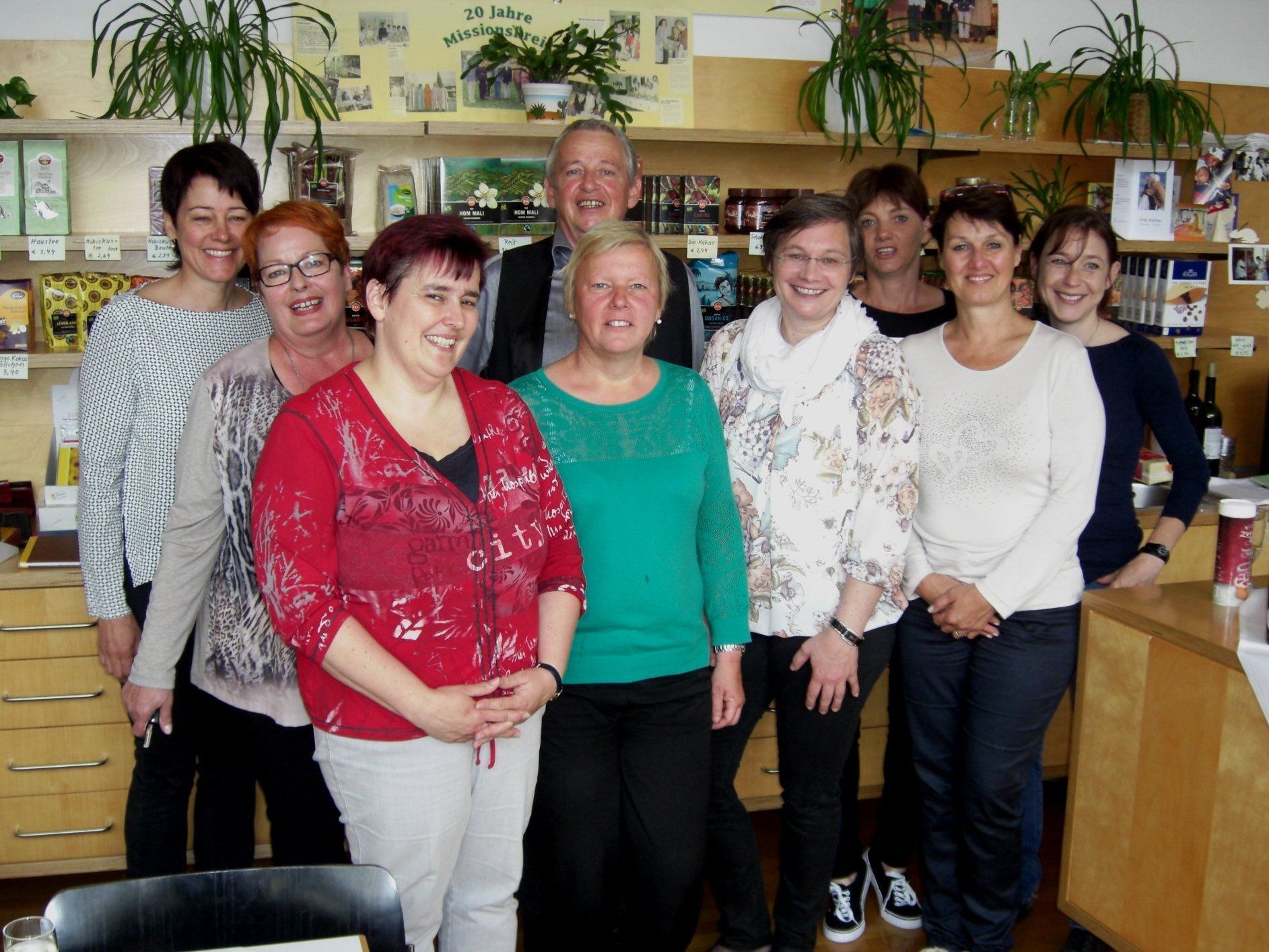 Das Organisationsteam mit PGR-Vorsitzender Renate Greußing Das Organisationsteam mit PGR-Vorsitzender Renate Greußing