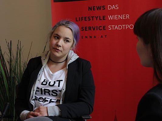Juliana Okropiridse beim Interview mit VIENNA.at