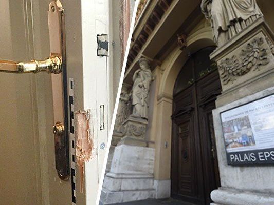 Ort des Einbruchs: Palais Epstein, ein Nebengebäude des Parlaments Ort des Einbruchs: Palais Epstein, ein Nebengebäude des Parlaments