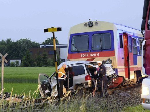 Die Unfallstelle in Purgstall Die Unfallstelle in Purgstall