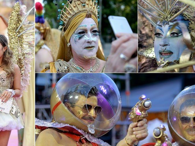 Beim Life Ball 2015 gab es viele auffällige Kostüme und Outfits. Beim Life Ball 2015 gab es viele auffällige Kostüme und Outfits.
