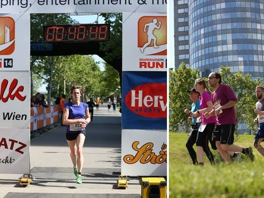 Sport-Event in Wien: Der Millennium City Run. Sport-Event in Wien: Der Millennium City Run.