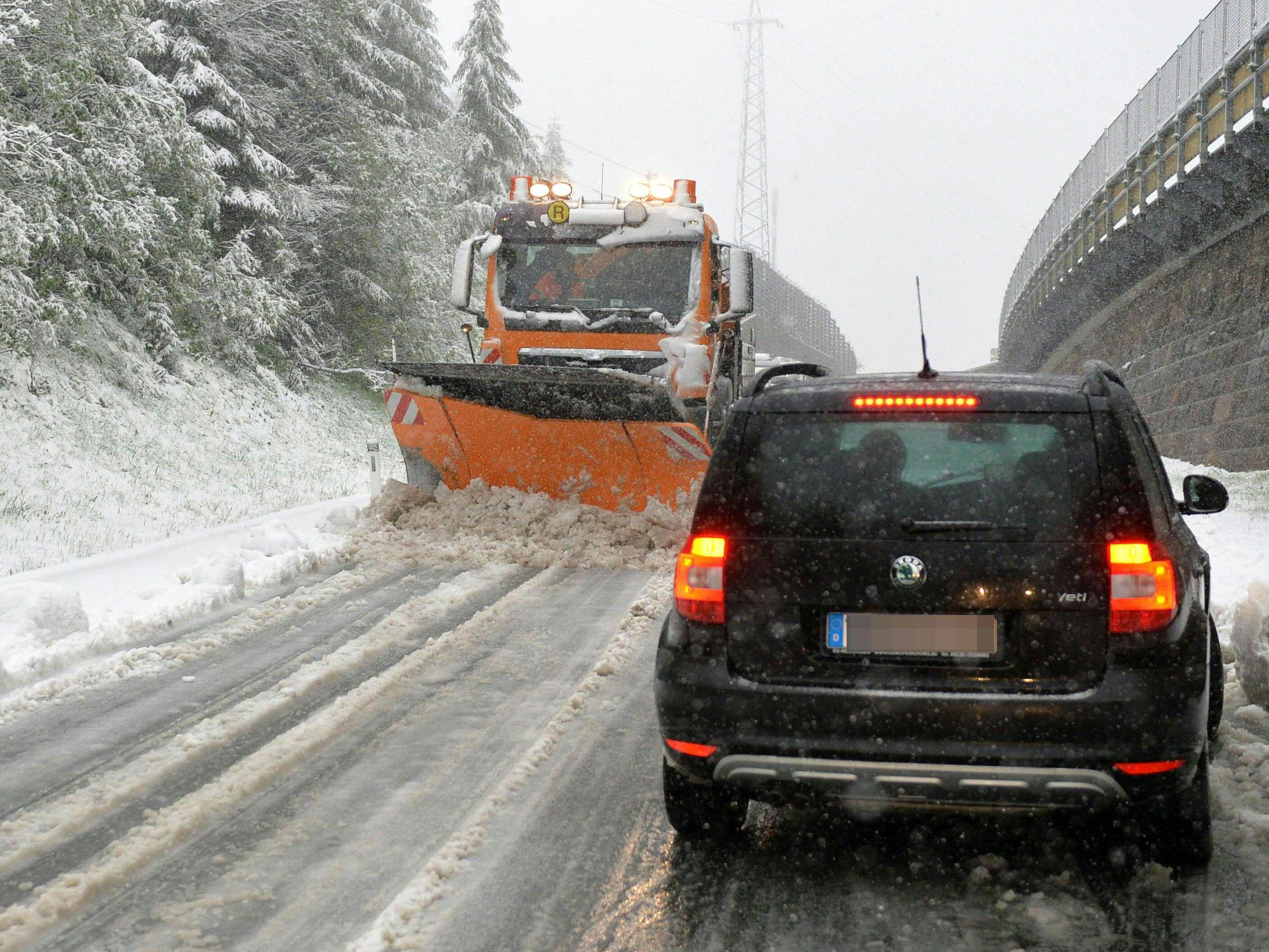 In Tirol lag die Schneefallgrenze teilweise unter 1.000 Meter.