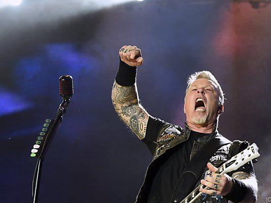 Metallica-Sänger James Hetfield ließ die Sau raus