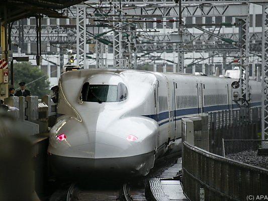 Betroffen war ein Zug der Serie "Shinkansen"