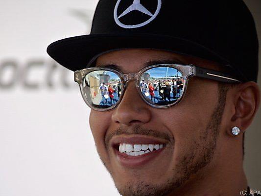 Lewis Hamilton fiel das Grinsen nach dem Training besonders leicht