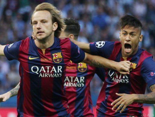 Rakitic, Suarez und Neymar trafen für die Katalanen