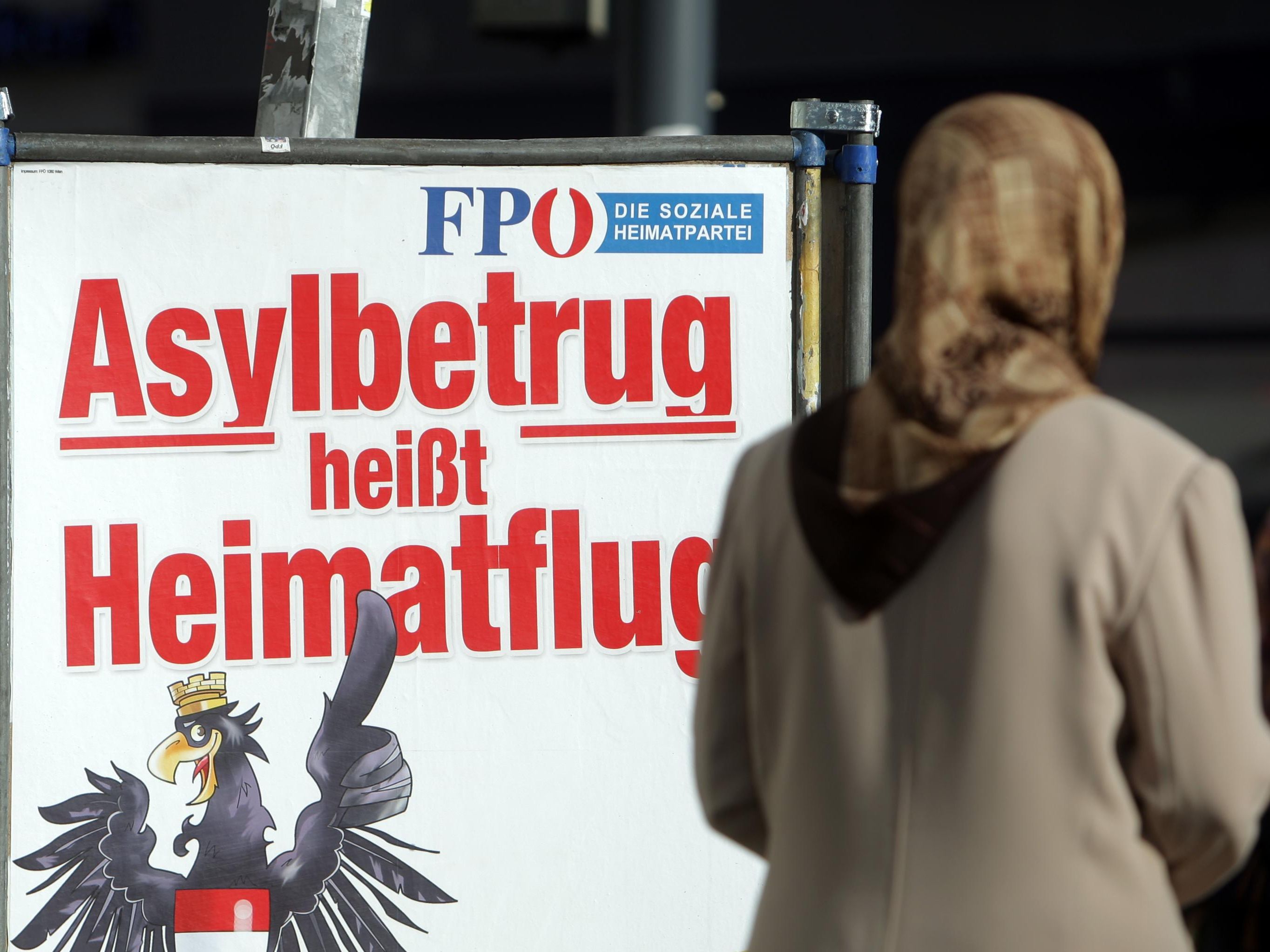 Wahlplakat der FPÖ zur Nationalratswahl Wahlplakat der FPÖ zur Nationalratswahl